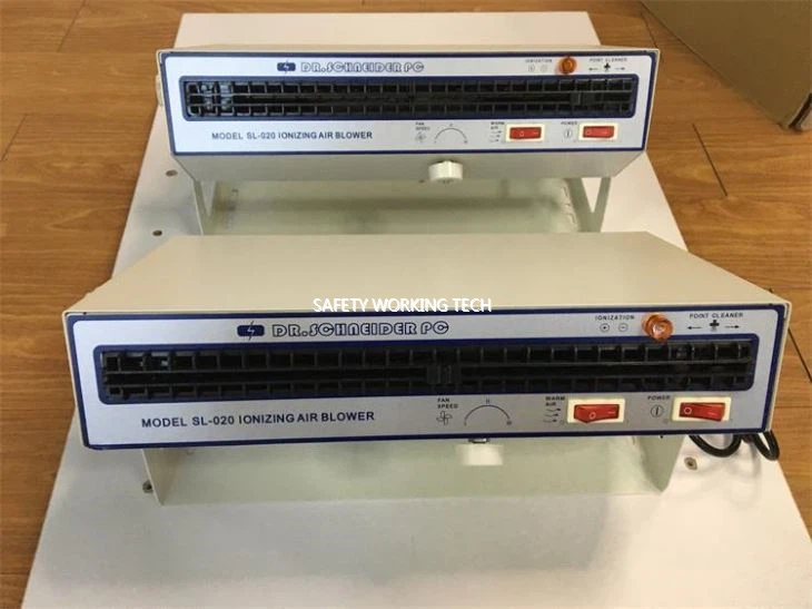 Bench top ionizing air blower